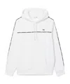 Lacoste Striped Sweatshirt In White