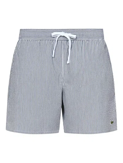 Lacoste Striped Swim Shorts