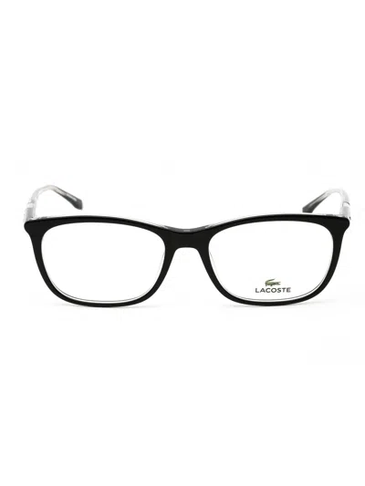 Lacoste Stylish Rectangular Women's Eyeglasses In Black
