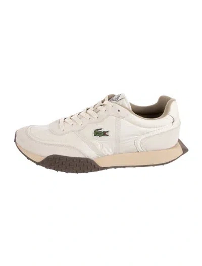 Pre-owned Lacoste Suede Athletic Sneakers In Neutrals