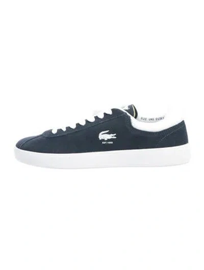 Pre-owned Lacoste Suede Sneakers W/ Tags In Blue