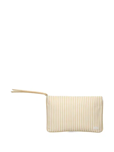 Lacoste Summer Pack Make Up Bag In Neutral