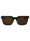 Lacoste Matte Black Acetate Sunglasses In Black