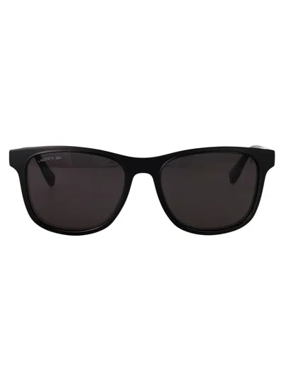 Lacoste Square-frame Sunglasses In Black