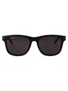 Lacoste Matte Black Acetate Sunglasses In Black