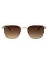 Lacoste Rectangular-frame Sunglasses In Gold