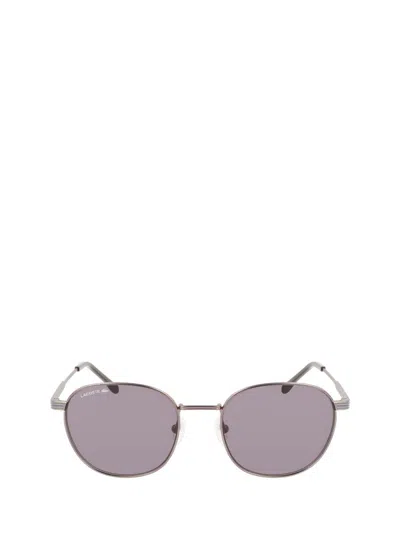 Lacoste Sunglasses In Semimatte Dark Gunmetal