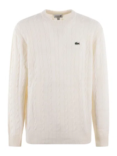 Lacoste Sweater In Beige