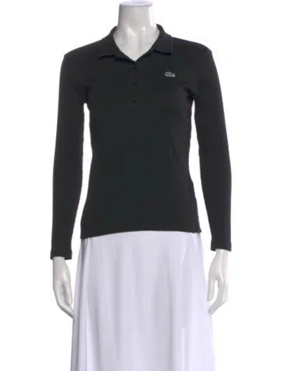 Pre-owned Lacoste Sweater In Black