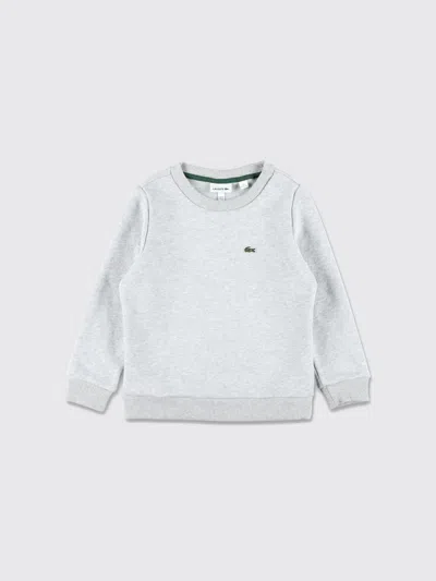 Lacoste Sweater Kids Color Grey In White