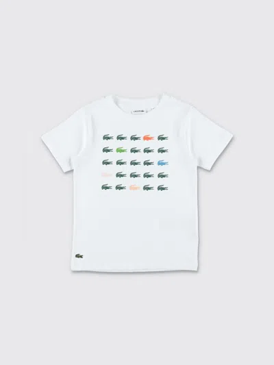Lacoste Sweater Kids In White