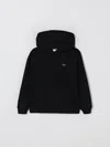 Lacoste Kids Hooded Sweatshirt In Black
