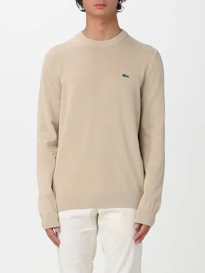 Lacoste Sweater  Men Color Beige In Multi