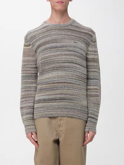 Lacoste Sweater  Men Color Beige In Multi
