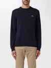 Lacoste Jersey With Logo In Blue