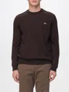 Lacoste Sweater  Men Color Charcoal In Brown