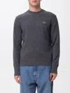 Lacoste Sweater  Men Color Charcoal In Gray