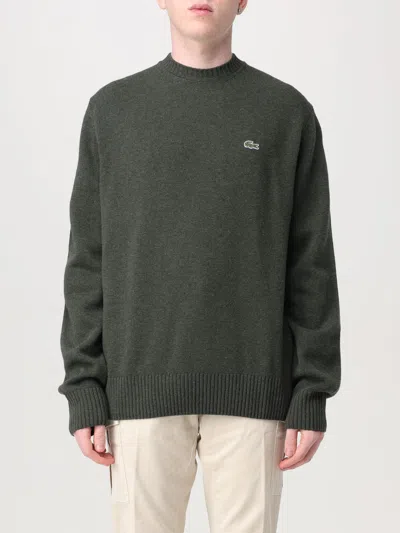 Lacoste Sweater  Men Color Moss Green In Moosgrün