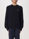 Lacoste Organic Cotton Sweater Round Neck Navy Blue
