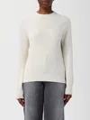 Lacoste Sweater  Woman Color Beige In Gray