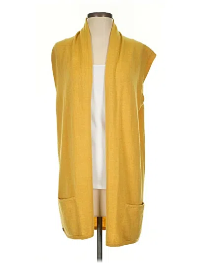 Pre-owned Lacoste Sweater Vest In Yellow