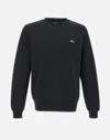 Lacoste Logo Patch Sweater Sweaters And Cardigans Blue In Black