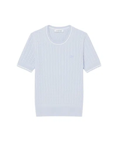 Lacoste Sweaters Azure In Blue