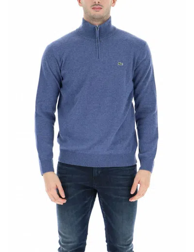 Lacoste Sweaters In Blu China Blu E Verdi