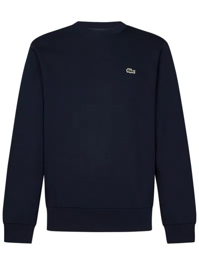 Lacoste Classic-fit Navy Blue Sweatshirt