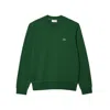 Lacoste Green Brushed Cotton Sweatshirt