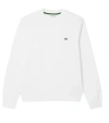Lacoste Green Classic Soft Sweatshirt In Bianco Neutri