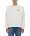 Lacoste Sweatshirt With Logo In White