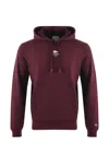 Lacoste Sudadera - Rojo Oscuro In Bordeaux