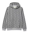 Lacoste Men's Monogram Fleece Hoodie - 4xl - 9 In Grey