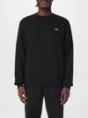 Lacoste Pullover In Cotone Nero In Blue