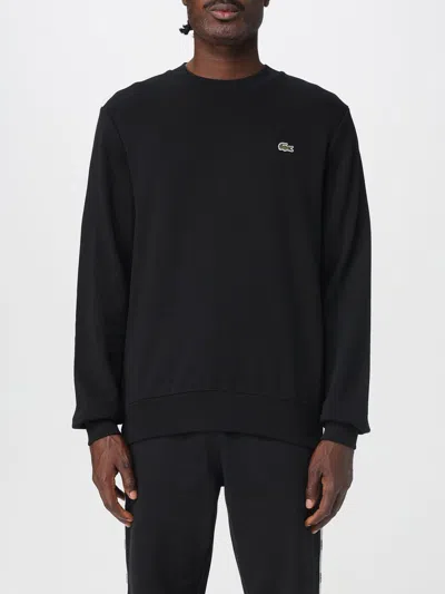 LACOSTE SWEATSHIRT LACOSTE MEN COLOR BLACK,H44444002