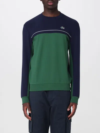 Lacoste Sweatshirt Men Color Blue In Green