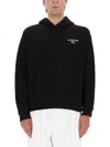 Lacoste Sweatshirt With Logo And Print In Black