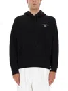 Lacoste Sweatshirt With Logo And Print In Black