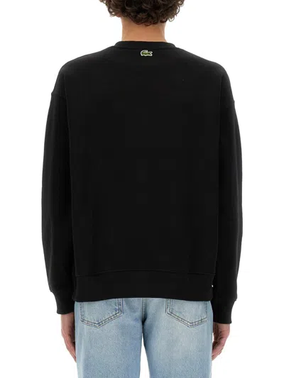 Lacoste Sweatshirt With Logo In Black