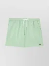 Lacoste Swim Trunks With Back And Side Pockets In Green