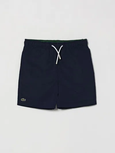 Lacoste Swimsuit Kids Color Navy In Black