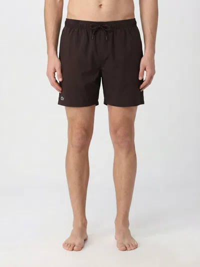 Lacoste Swimsuit Men  In Brown
