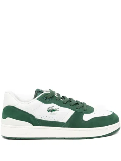 Lacoste T-clip Set Leather Trainers In Green