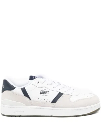 Lacoste T-clip Set Leather Trainers In White