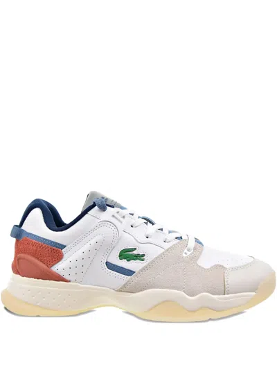Lacoste T-point Panelled Sneakers In Multi