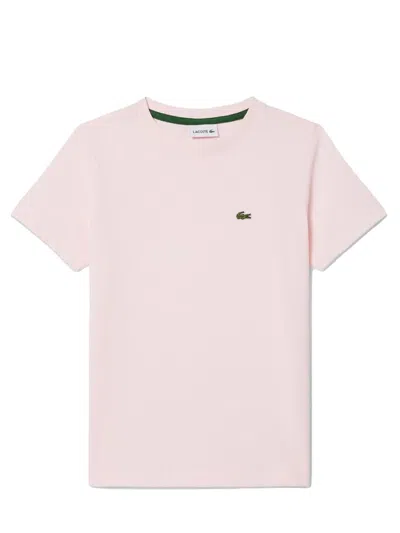Lacoste Kids' T-shirt In Pink