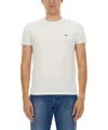 Lacoste White Cotton T-shirt In White