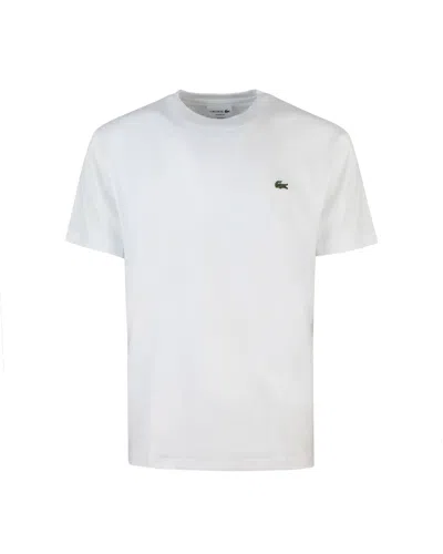 LACOSTE LACOSTE T SHIRT BIANCA IN COTONE