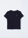 LACOSTE T-SHIRT LACOSTE KIDS colour BLUE,F49705009